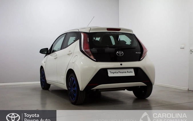 Toyota Aygo cena 38000 przebieg: 47038, rok produkcji 2016 z Włodawa małe 121